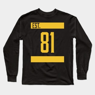 Est 81 Yellow Long Sleeve T-Shirt